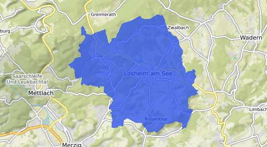 Bodenrichtwertkarte Losheim am See